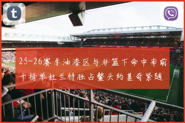 25-26赛季油漆区与非篮下命中率前十榜单杜兰特独占鳌头约基奇紧随其后